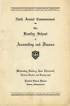 The Bentley School of Accounting and Finance Commencement program, 1928 by Bentley University